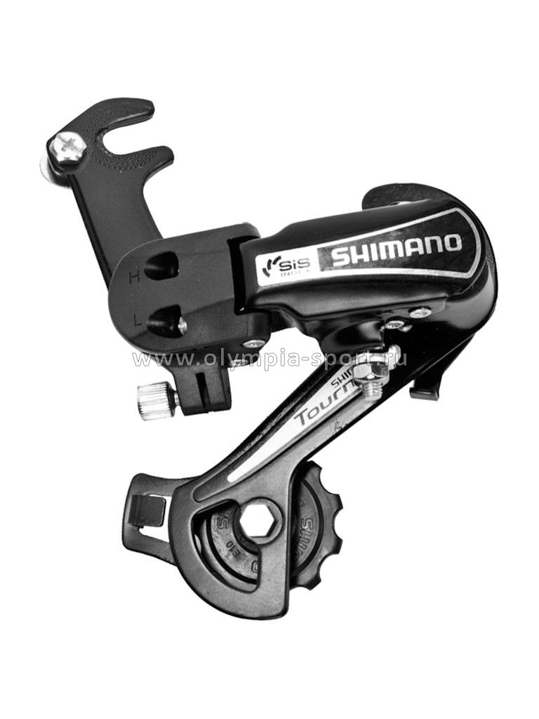 Переключатель задний 6 ск. SHIMANO TOURNEY ARDTY21BSSBL крюк коротк.