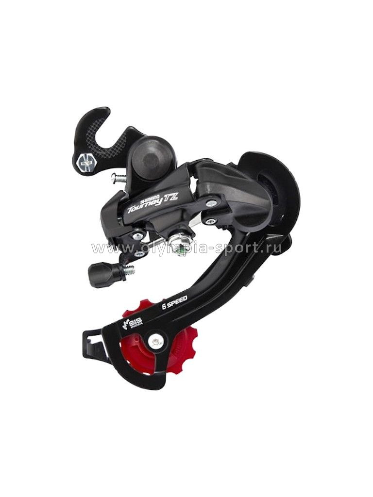 Переключатель задний 6 ск. SHIMANO TOURNEY ARDTZ500GSB крюк сред.