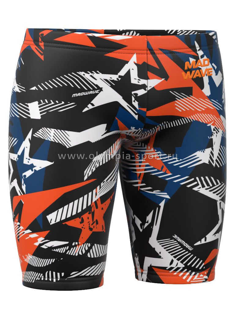 Джаммеры муж. антихлор Mad Wave Drive PBT A1, Black XL (52)