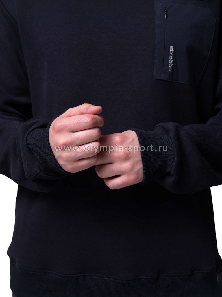 Свитшот мужской Strobbs E2399-2 темно-синий