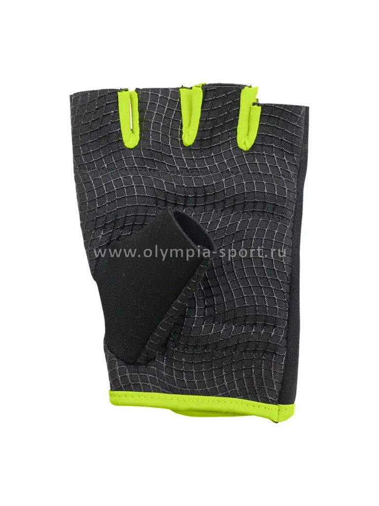 Перчатки для фитнеса Espado ESD001 цв.черно-зеленый