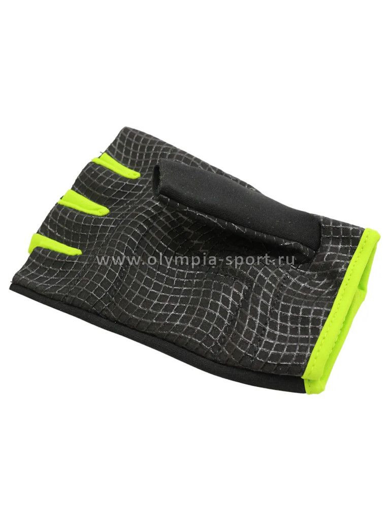 Перчатки для фитнеса Espado ESD001 цв.черно-зеленый