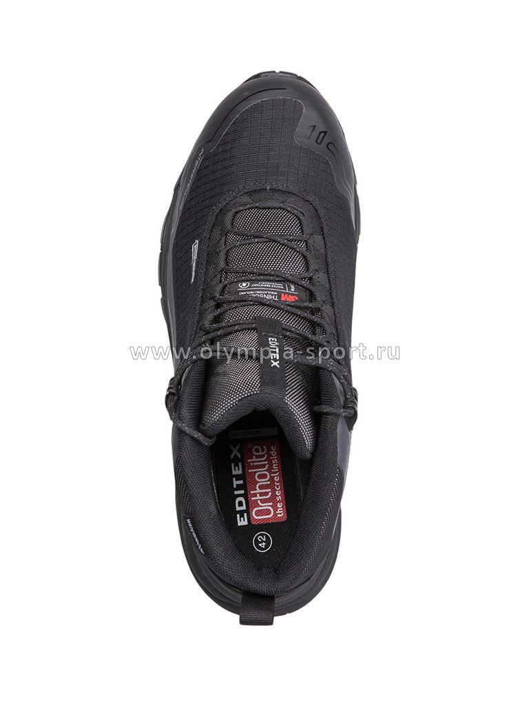 Ботинки зимние Editex Interstellar текстиль/иск.материал, чёрный