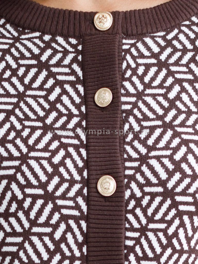 Кардиган женский D31.150 кофейный