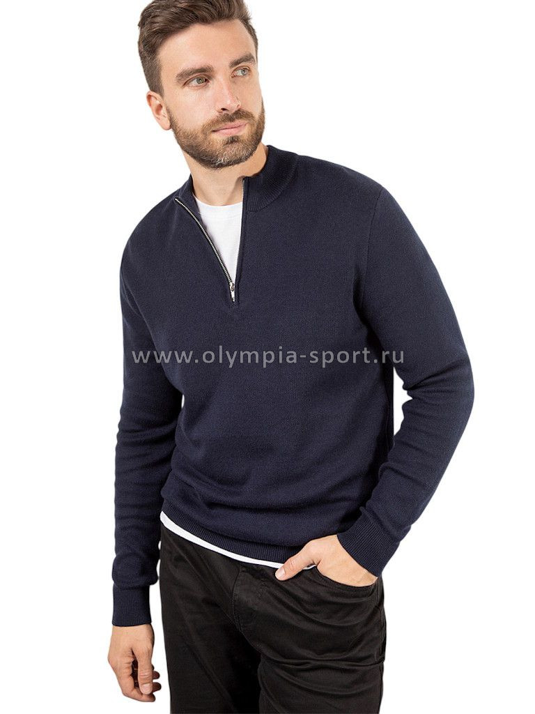 Джемпер мужской Vilatte U39.000 темно-синий