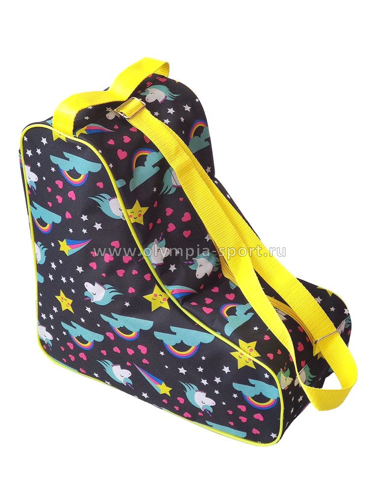 Сумка для коньков Единорог SM409 (черная)