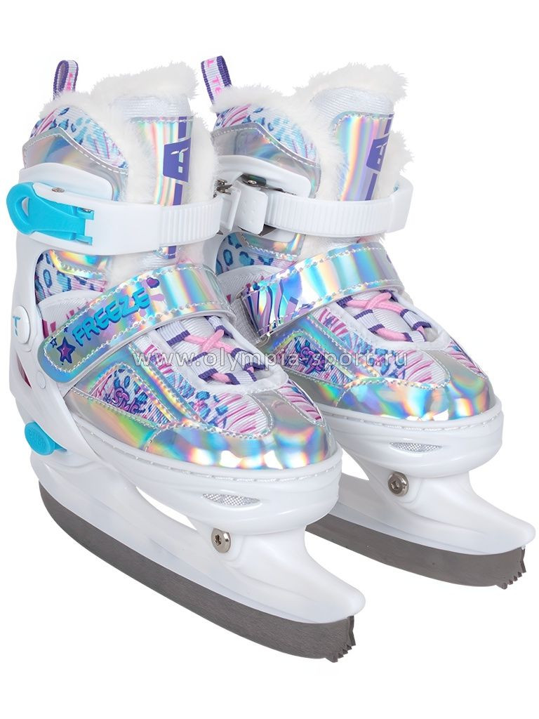Коньки фигурные раздвижные TT Freese white