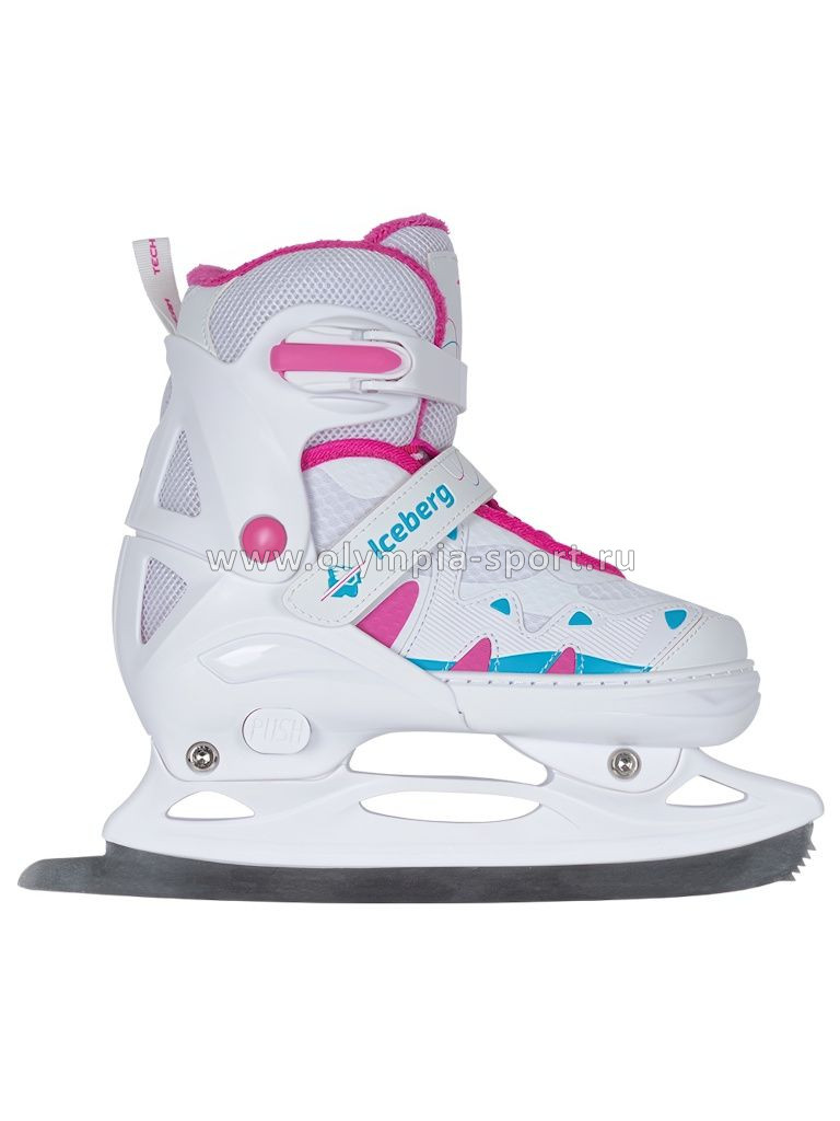 Коньки фигурные раздвижные TT Iceberg pink