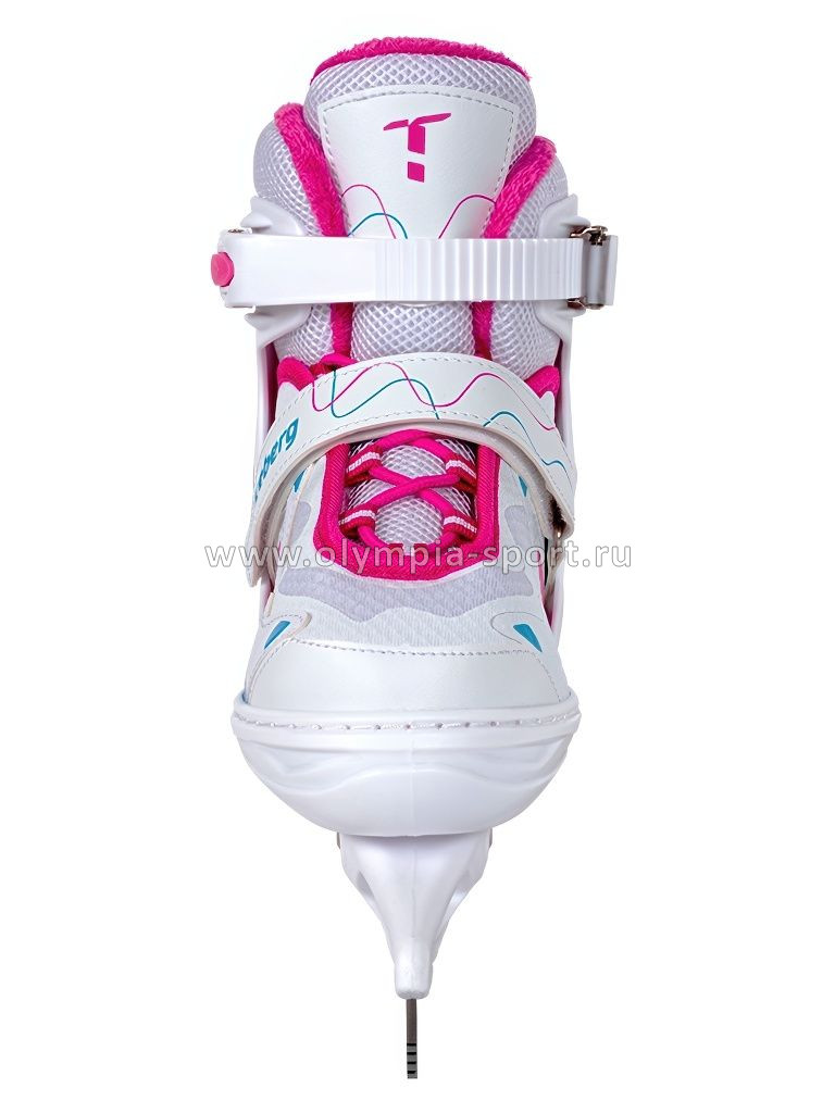 Коньки фигурные раздвижные TT Iceberg pink