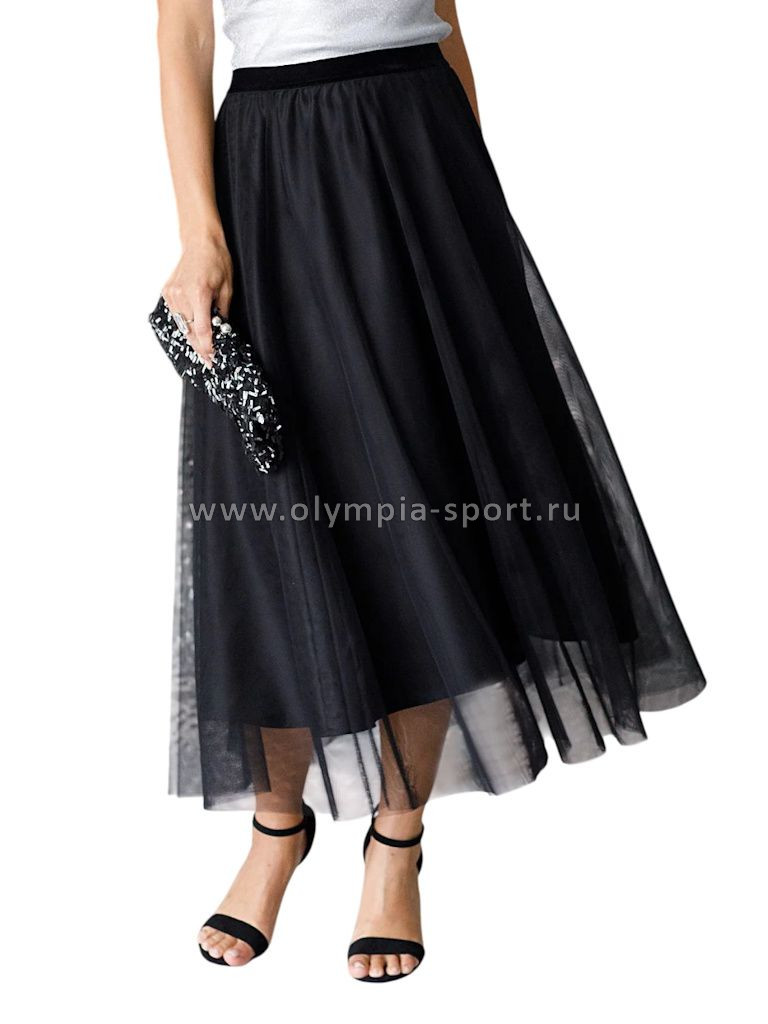 Юбка женская Vilatte D26.204 черный