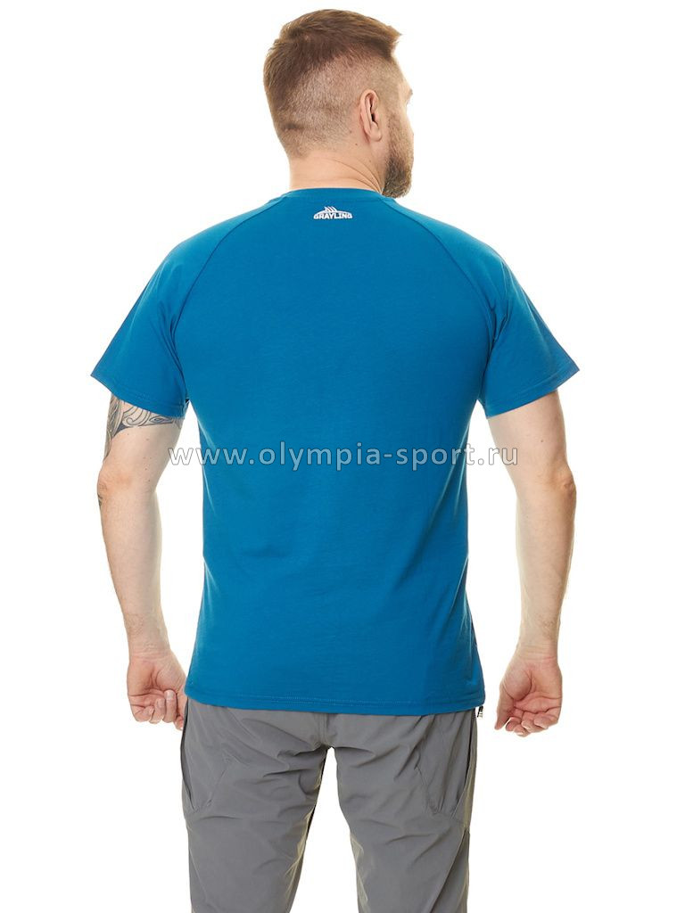 Футболка Grayling Fishes синяя