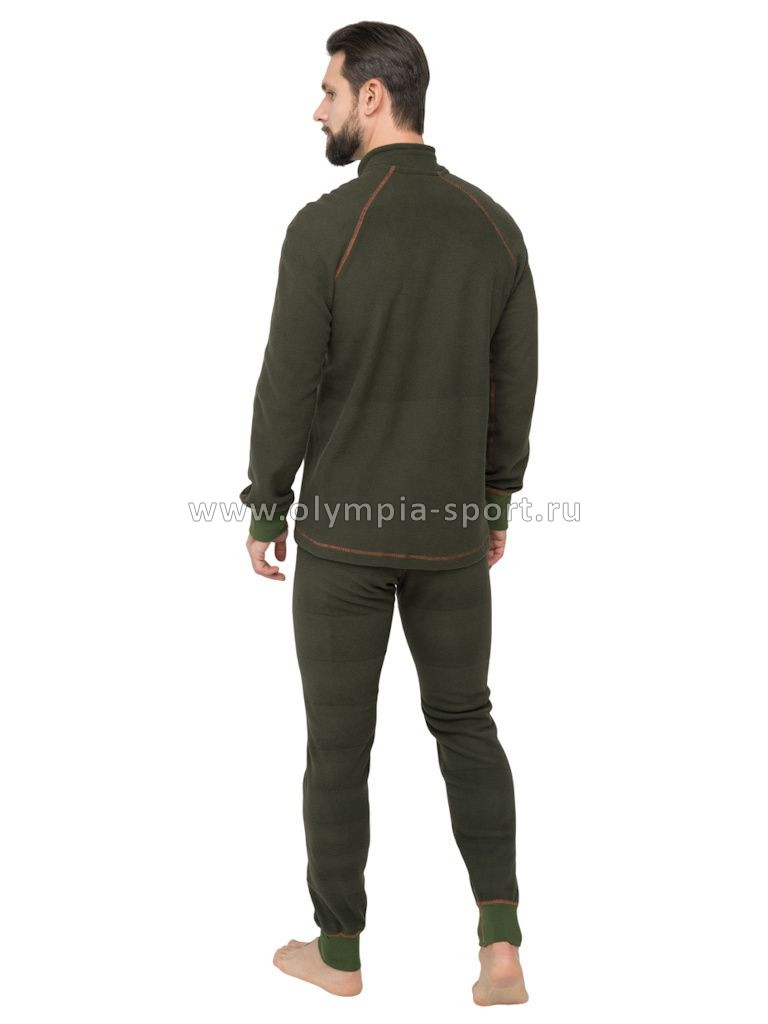 Термобельё Huntsman Thermoline ZIP Флис хаки