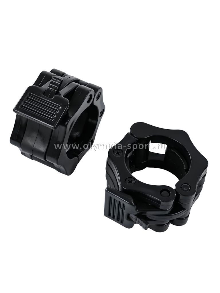 Зажимы на гриф UNIX Fit, 50 мм, черный, 2 шт