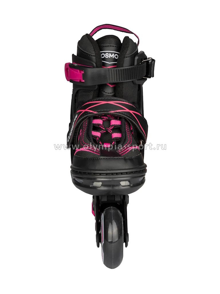 Коньки роликовые раздвижные Cosmoride Freerider розовые