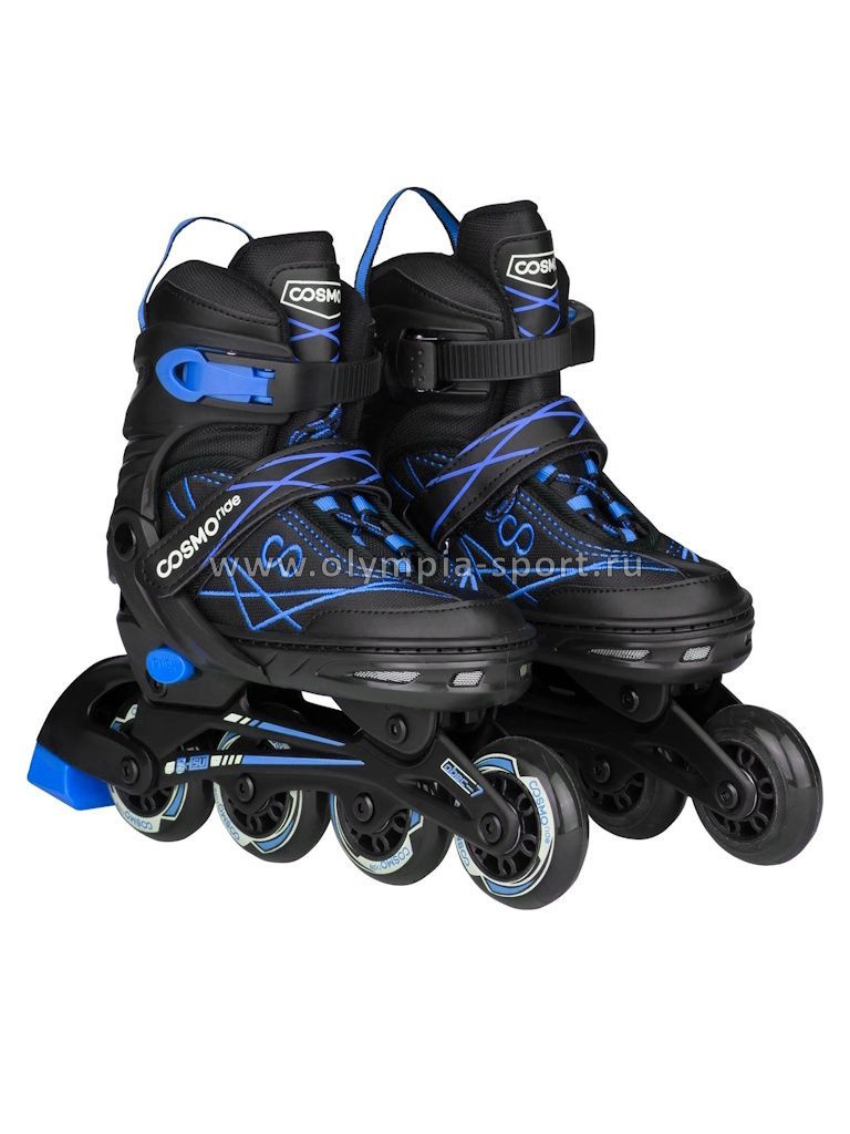 Коньки роликовые раздвижные Cosmoride Freerider синие