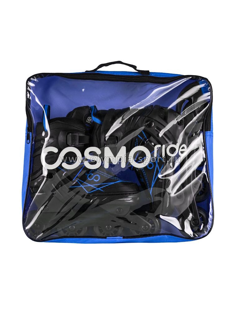 Коньки роликовые раздвижные Cosmoride Freerider синие