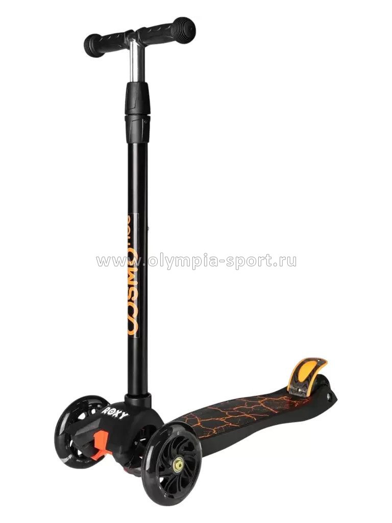 Самокат 3-х колесный Cosmoride Roxy, Lava S940 (подсветка колес)