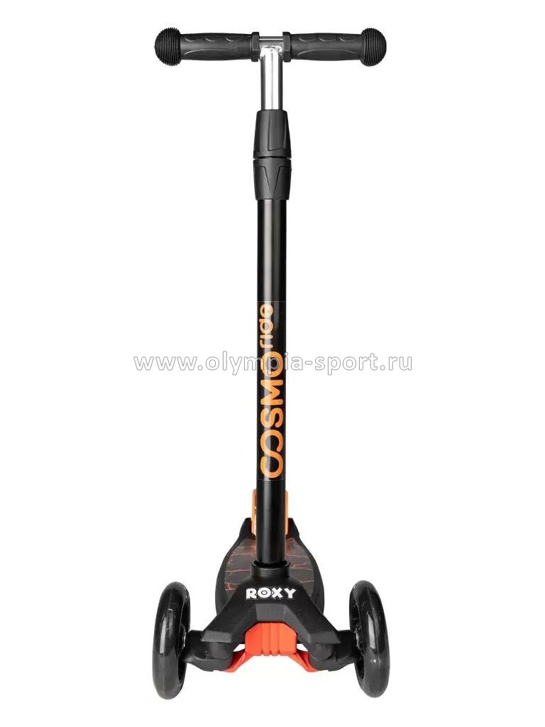 Самокат 3-х колесный Cosmoride Roxy, Lava S940 (подсветка колес)