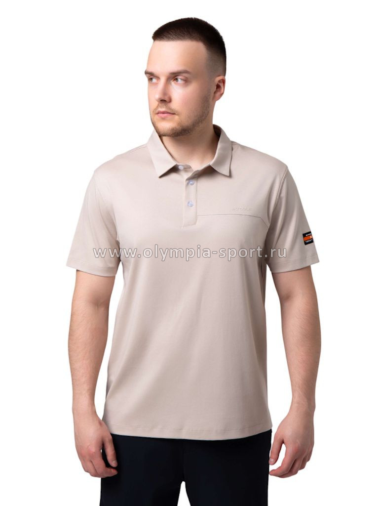 Рубашка-поло мужская Strobbs E2496-9 бежевый