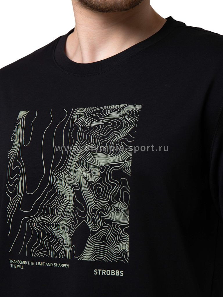 Футболка мужская Strobbs E2517-3 черный