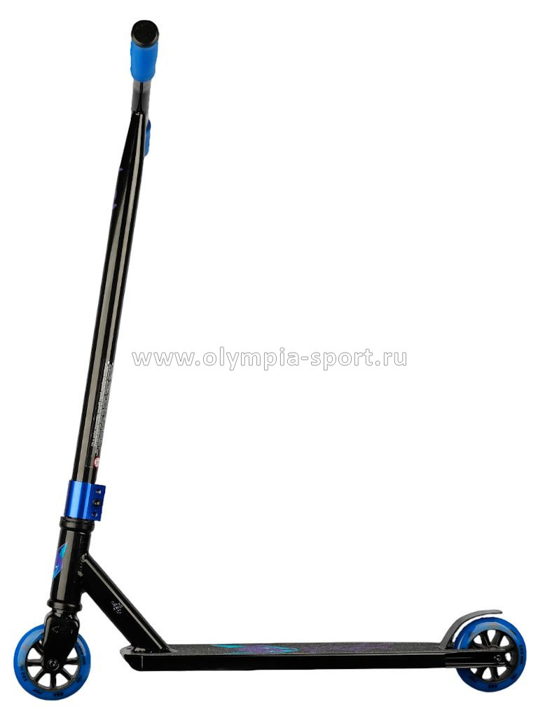 Самокат трюковый ATEOX Fox 100mm черный/синий