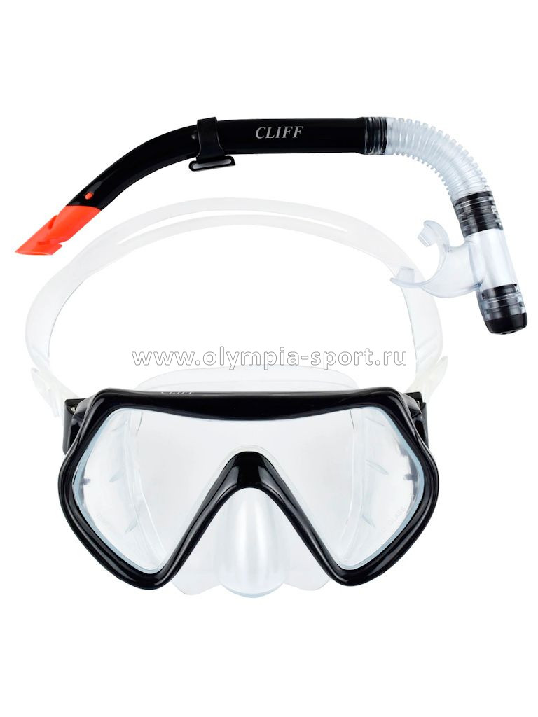 Набор для плавания (маска + трубка) CLIFF M168p+SN52p
